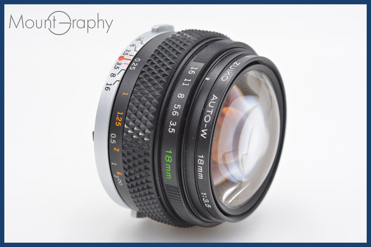 【希少美品】オリンパス OLYMPUS OM-SYSTEM ZUIKO AUTO-W 18mm F3.5 49→72mm ステップアップリン –  MountGraphy