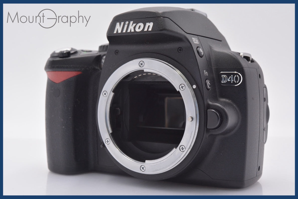 ☆極上美品☆ ニコン Nikon D40 ☆完動☆同梱無料 #am2126 – MountGraphy