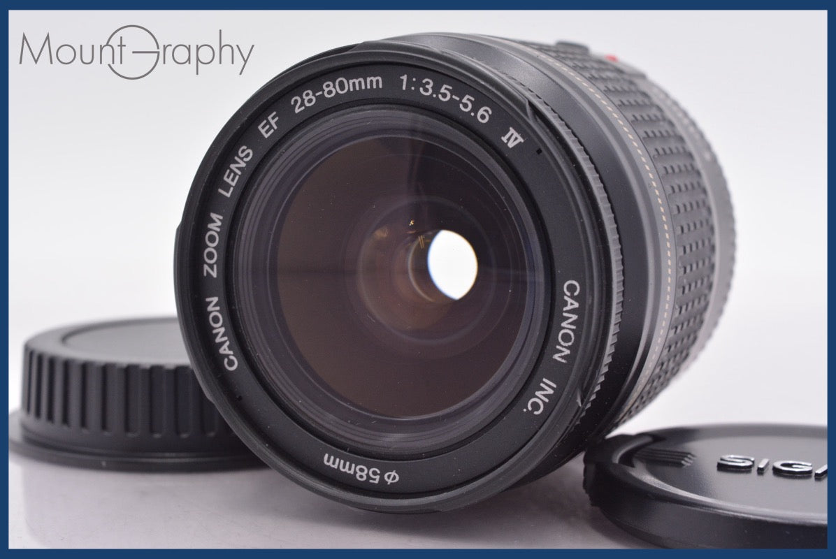 ☆ジャンク特価☆ キヤノン Canon EF 28-80mm F3.5-5.6 IV USM 前後