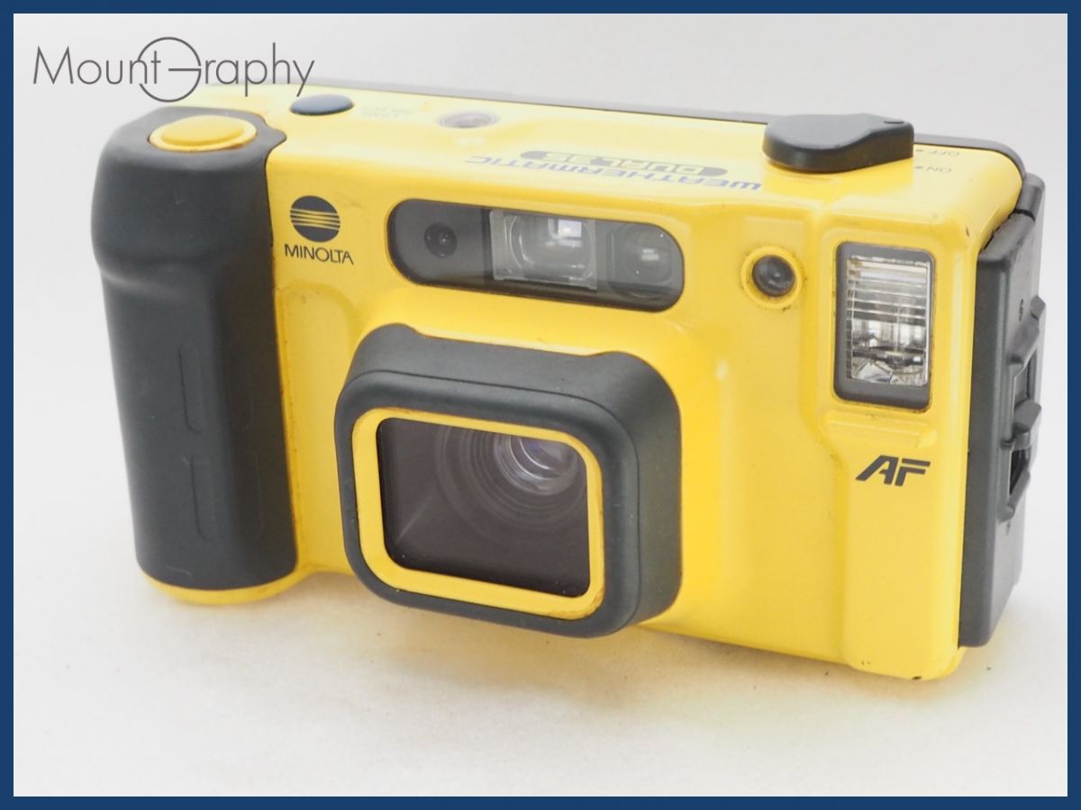 水中カメラミノルタWEATHERMATIC DUAL35 Minolta Weathermatic Dual 35 Camera W/ Manual & Battery - Etsy