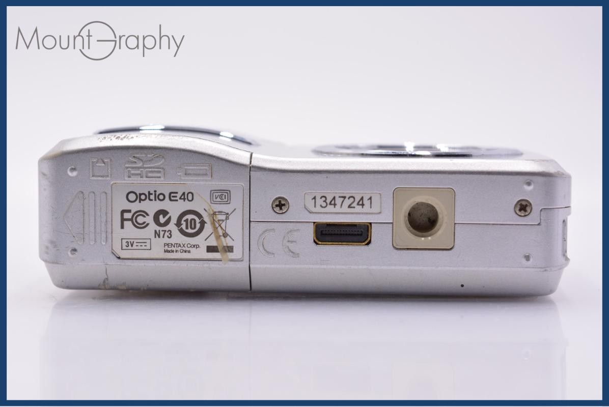 ペンタックス PENTAX Optio E40 3x 単三電池仕様 同梱無料 #kj241