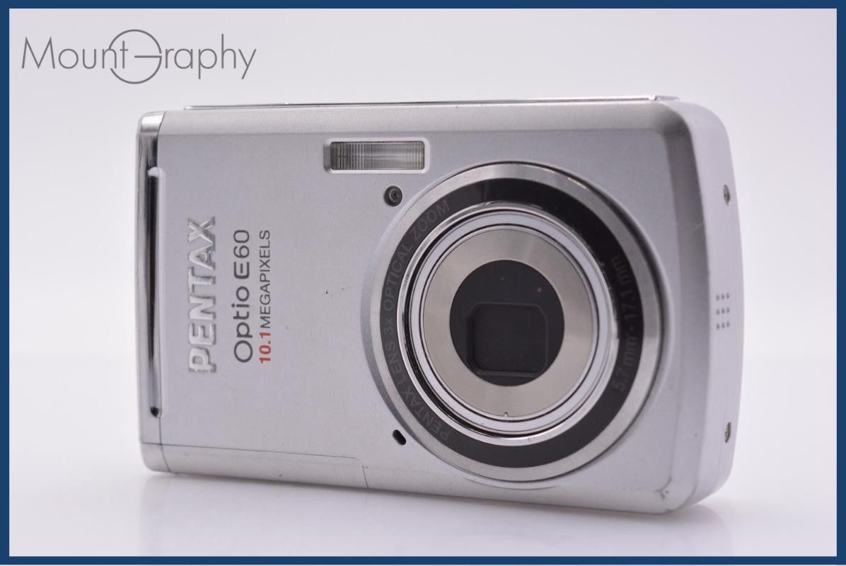 美品・動作保証】 ペンタックス PENTAX Optio E60 3x 単三電池仕様 同