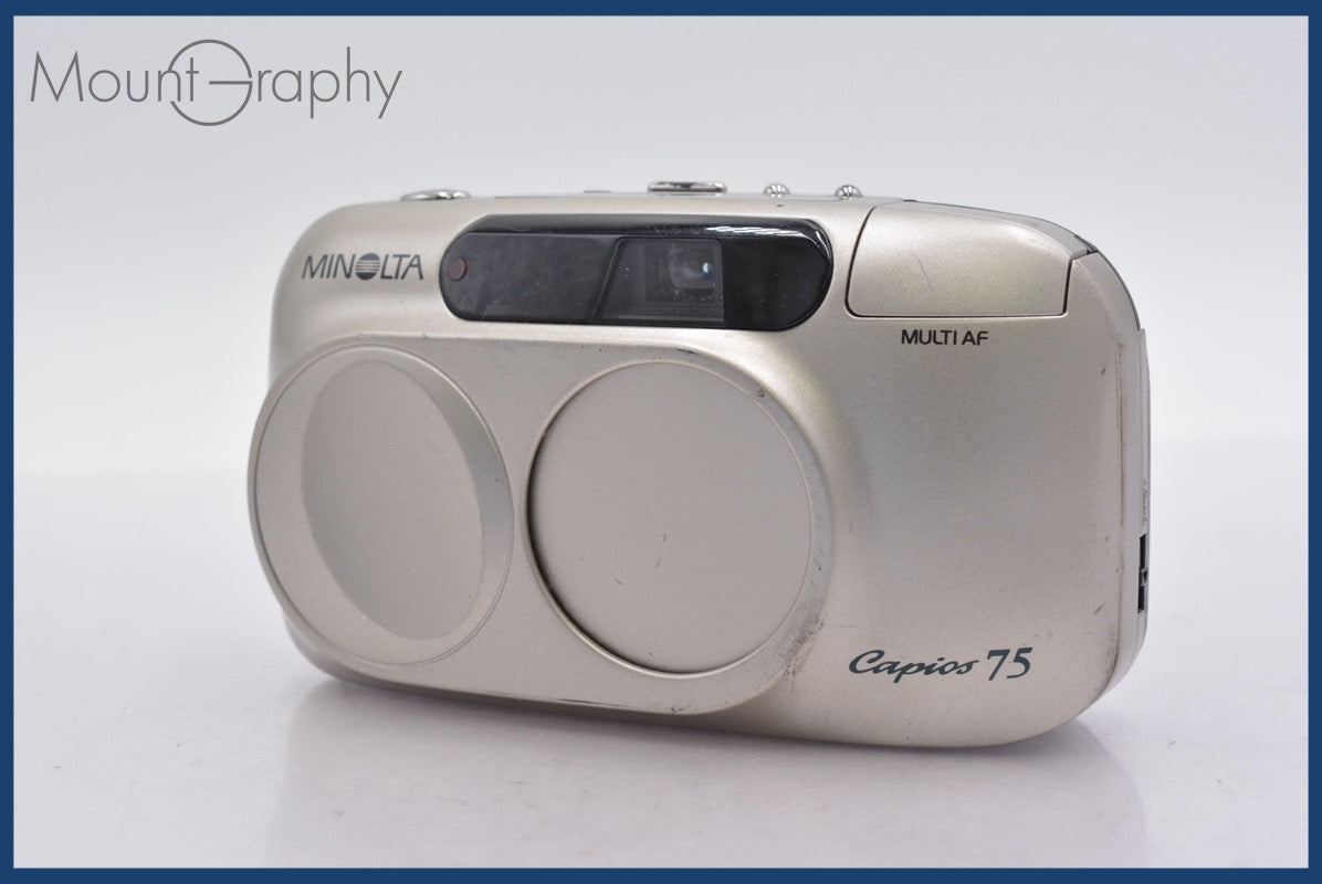 MINOLTA ミノルタ Capios 75 フィルムカメラ RC-3 箱付き ☆極上美品☆ ミノルタ MINOLTA Capios 75 ☆完動☆同梱可
