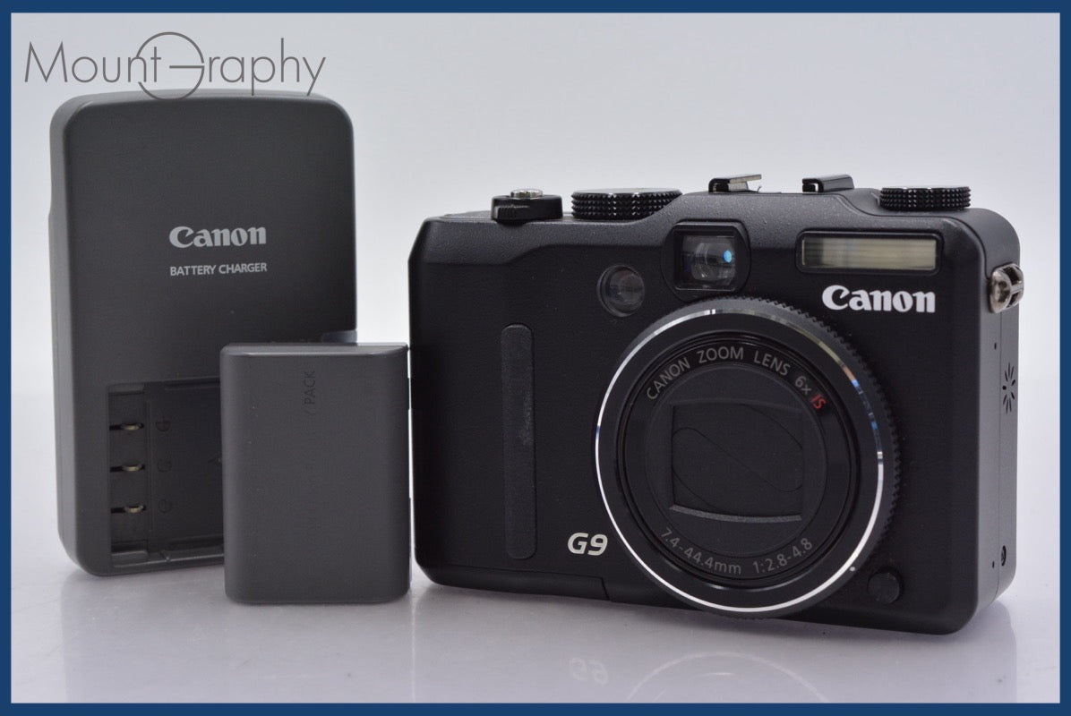 ☆極上美品☆ キヤノン Canon PowerShot G9 6x バッテリー、充電