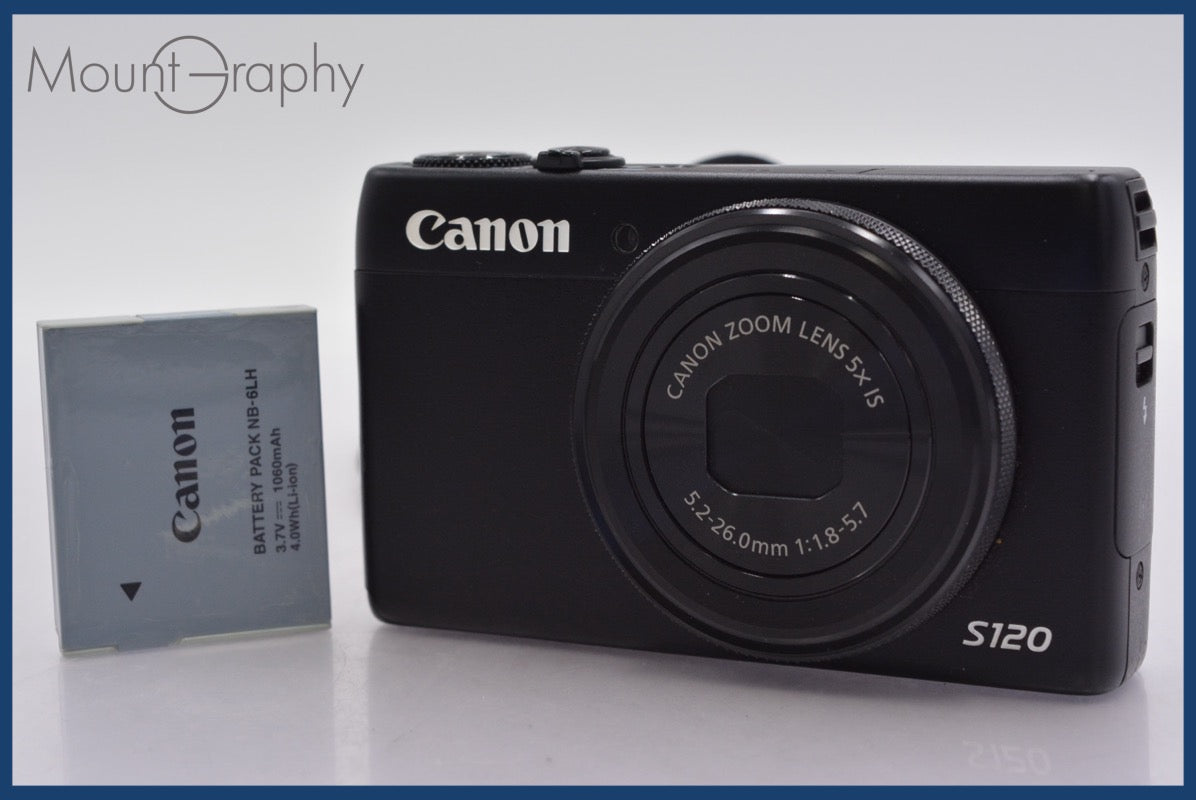 美品 Canon キャノン Powershot S120 ブラック Amazon | Canon デジタルカメラ PowerShot S120(ブラック) F値