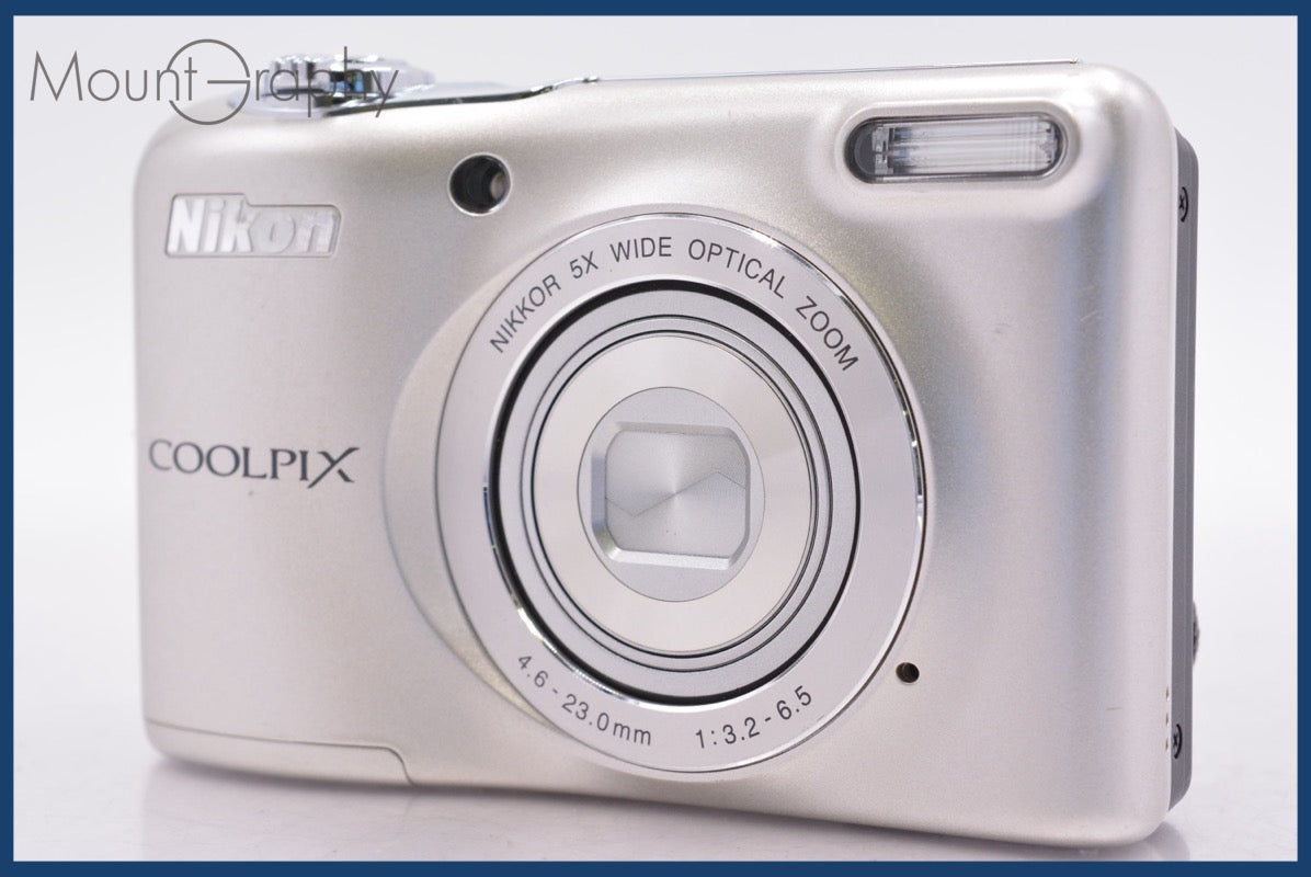 ☆極上美品☆ ニコン Nikon COOLPIX L32 5x 単三電池仕様 ☆完動☆同梱