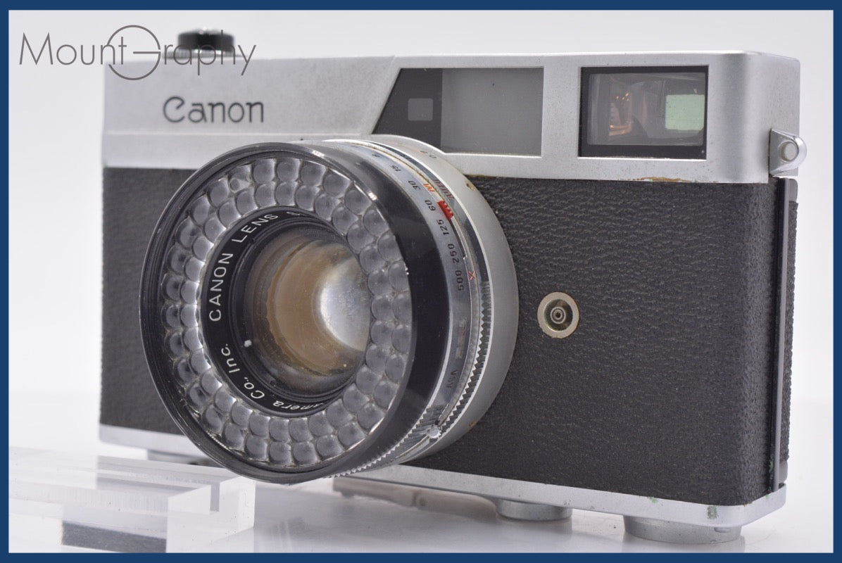 ☆特別特価☆ キヤノン Canon Canonet 45mm F1.9 同梱無料 #mj7373