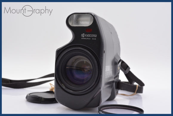 ★良品★ 京セラ KYOCERA SAMURAI X3.0 25-75mm F3.5-4.3 前キャップ&レンズフィルター付 ★完動★同梱可 #yk2891