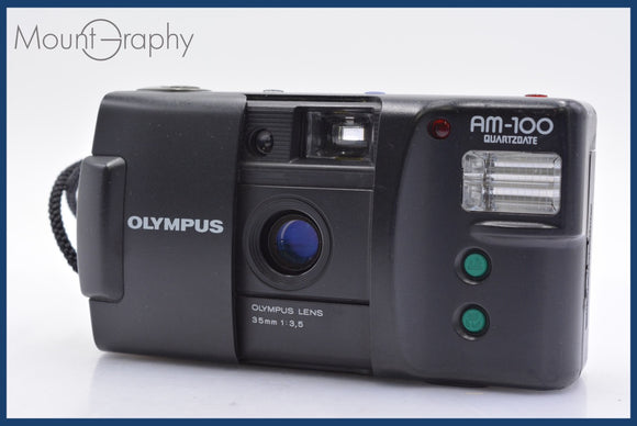★特別特価★ オリンパス Olympus AM-100 QUARTZDATE 35mm F3.5 単4電池仕様 同梱可 #yk2871
