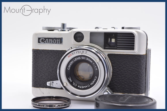 ★極上美品★ キヤノン Canon demi EE17 30mm F1.7 前キャップ&レンズフィルター付 ★完動★同梱可 #yk2899