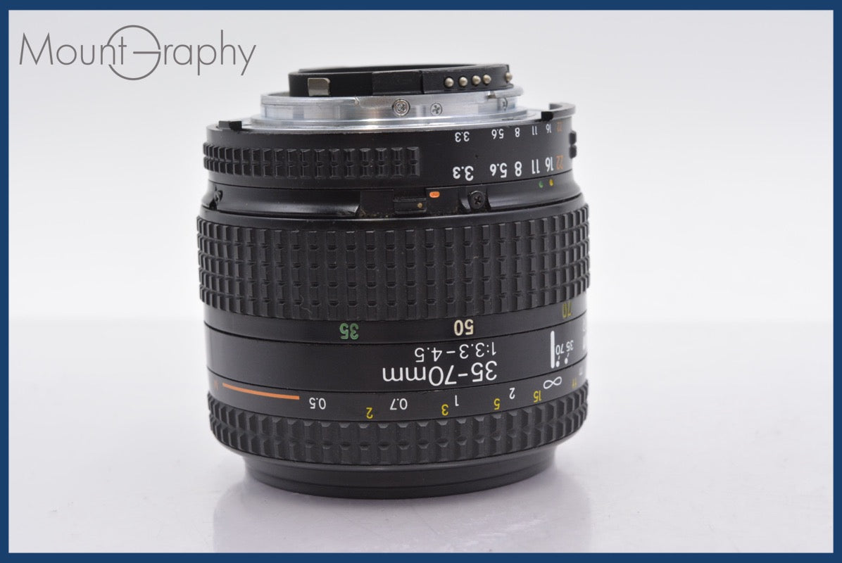 ☆実用美品☆ ニコン Nikon AF NIKKOR 35-70mm F3.3-4.5 前後