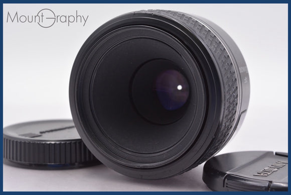 ★極上美品★ ミノルタ MINOLTA AF MACRO 50mm F2.8 D 前後キャップ&レンズフィルター付 ★完動★同梱可 #am1110