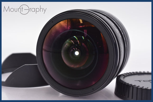 ★極上美品★ トキナ Tokina SZ 8mm F2.8 E FISH-EYE 後キャップ他 ソニーEマウント用・マニュアルフォーカス魚眼レンズ（MF）  #am1108