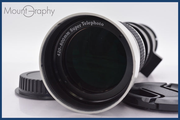 ★ジャンク特価★ ライトドウ Lightdow 420-800mm F8.3 前後キャップ付 EOS Rマウント 同梱可 #am1116