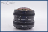 ★極上美品★ トキナ Tokina SZ 8mm F2.8 E FISH-EYE 後キャップ他 ソニーEマウント用・マニュアルフォーカス魚眼レンズ（MF）  #am1108