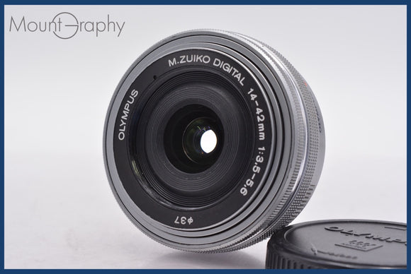 ★ジャンク特価★ オリンパス OLYMPUS M.ZUIKO DIGITAL 14-42mm F3.5-5.6 EZ ED MSC 後キャップ付 同梱可 #am1184