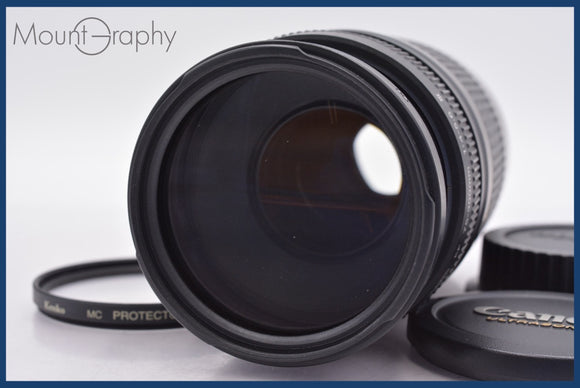 ★極上美品★ キヤノン Canon EF 75-300mm F4-5.6 III 前後キャップ&レンズフィルター付 ★完動★同梱可 #am1103