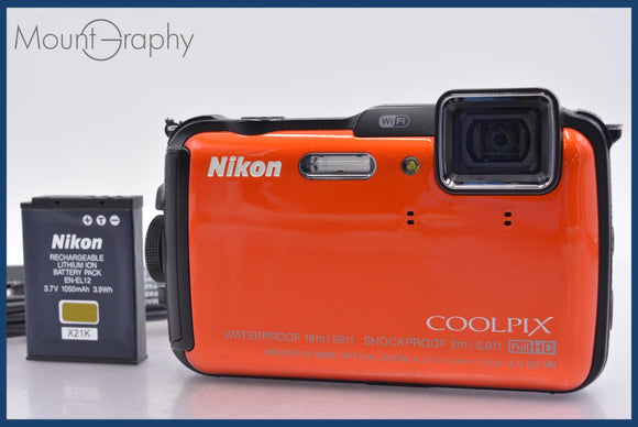 ★良品★ ニコン Nikon COOLPIX AW120 5x バッテリー付属 ★完動★同梱可 #am1199