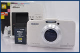 ★実用美品★ ニコン Nikon COOLPIX S31 3x 元箱、バッテリー、充電器、取扱説明書付属 同梱可 #am696