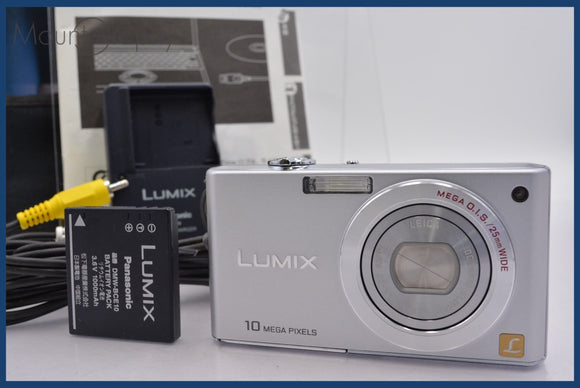 ★ジャンク特価★ パナソニック Panasonic LUMIX DMC-FX37 元箱、バッテリー、充電器付属 同梱可 #am695