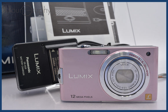 ★実用美品★ パナソニック Panasonic LUMIX DMC-FX60 元箱、バッテリー、充電器、取扱説明書付属 ★完動★同梱可 #am676