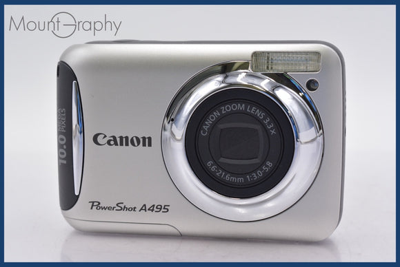 ★極上美品★ キヤノン Canon PowerShot A495 3.3x 単三電池仕様 ★完動★同梱可 #am705