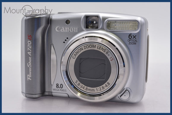 ★極上美品★ キヤノン Canon PowerShot A720 IS 6x 単三電池仕様 ★完動★同梱可 #am700