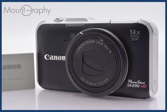 ★良品★ キヤノン Canon PowerShot SX230 HS 14x バッテリー付属 ★完動★同梱可 #am554