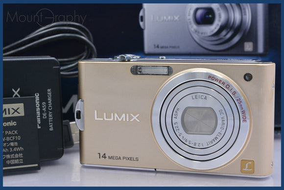 ★極上美品★ パナソニック Panasonic LUMIX DMC-FX66 元箱、バッテリー、充電器、取扱説明書付属 ★完動★同梱可 #am616