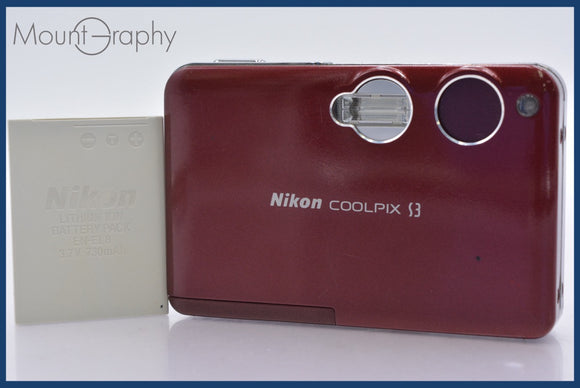 ★実用美品★ ニコン Nikon COOLPIX S3 バッテリー付属 ★完動★同梱可 #am634