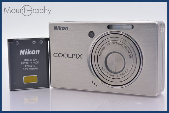 ★極上美品★ ニコン Nikon COOLPIX S500 3x バッテリー付属 ★完動★同梱可 #am635
