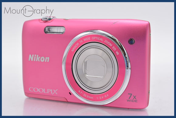 ★極上美品★ ニコン Nikon COOLPIX S3500 7x 同梱可 #am577