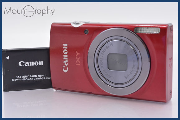 ★極上美品★ キヤノン Canon IXY 160 8x バッテリー付属 ★完動★同梱可 #am559