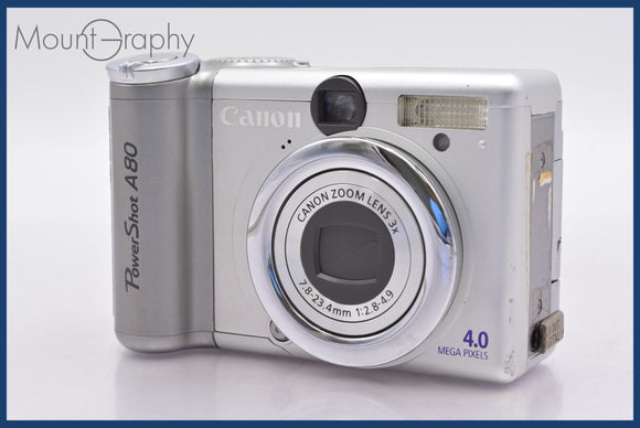 ★ジャンク特価★ キヤノン Canon PowerShot A80 3x 単三電池仕様 同梱可 #am553