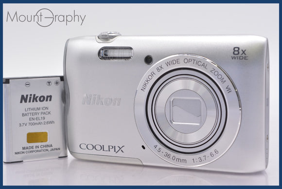 ★極上美品★ ニコン Nikon COOLPIX A300 8x バッテリー付属 ★完動★同梱可 #am639