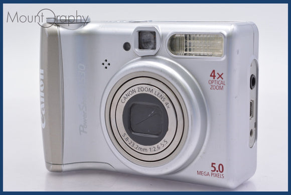 ★極上美品★ キヤノン Canon PowerShot A530 4x 単三電池仕様 ★完動★同梱可 #am499