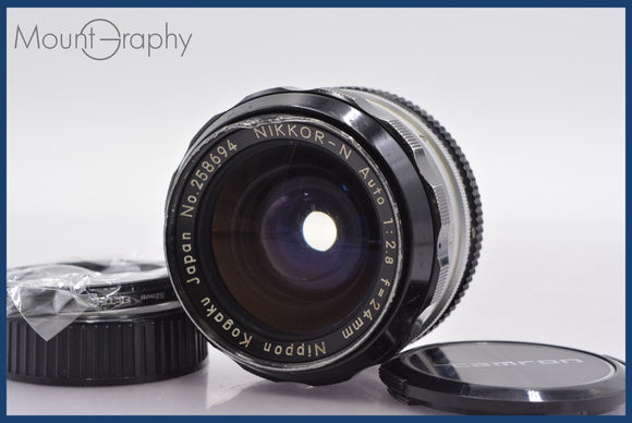 ★特別特価★ ニコン Nikon NIKKOR-N Auto 24mm F2.8 Ai 前後キャップ付 同梱可 #am441