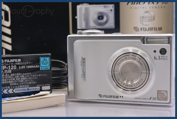★極上美品★ 富士フィルム FUJIFILM FinePix F10 3x 元箱、バッテリー、取扱説明書付属 ★完動★同梱可 #am625