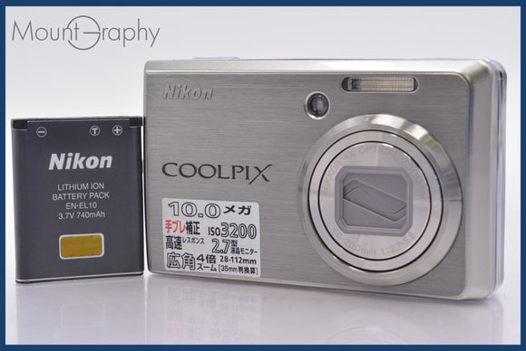 ★極上美品★ ニコン Nikon COOLPIX S600 4x バッテリー付属 ★完動★同梱可 #am638