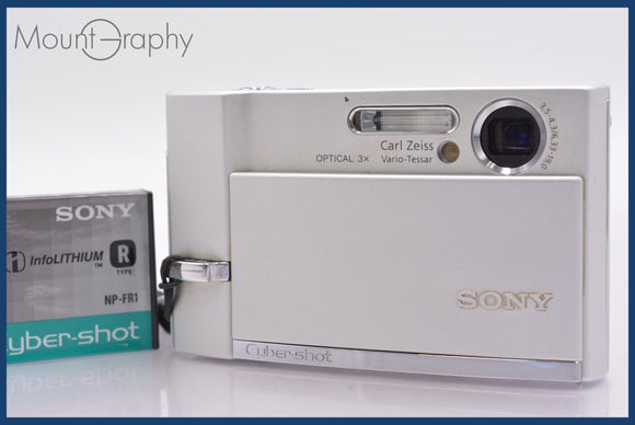 ★極上美品★ ソニー SONY Cyber-shot DSC-T30 3x バッテリー付属 ★完動★同梱可 #am565