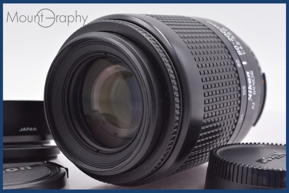 ★極上美品★ ニコン Nikon AF NIKKOR 80-200mm F4.5-5.6 D 前後キャップ&レンズフィルター、レンズフード付 ★完動★同梱可 #am1420