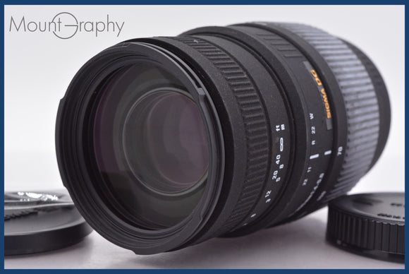 ★極上美品★ シグマ SIGMA DG 70-300mm F4-5.6 前後キャップ&レンズフィルター付 キヤノンEF用(AF) ★完動★同梱可 #am1426
