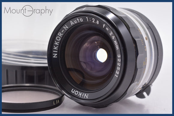 ★特別特価★ ニコン Nikon NIKKOR-N Auto 24mm F2.8 非Ai プラスチック製ハードケース付き 同梱可 #am1389