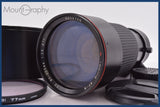 ★極上美品★ トキナ Tokina AT-X SD 80-200mm F2.8 前後キャップ&amp;レンズフィルター、レンズフード付 キヤノンFD用(MF) ★完動★ #am1456