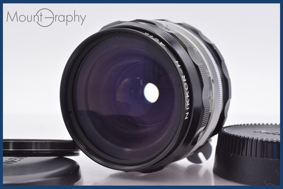 ★良品★ ニコン Nikon NIKKOR-H Auto 28mm F3.5 非Ai 前後キャップ&レンズフィルター付 ★完動★同梱可 #am1413