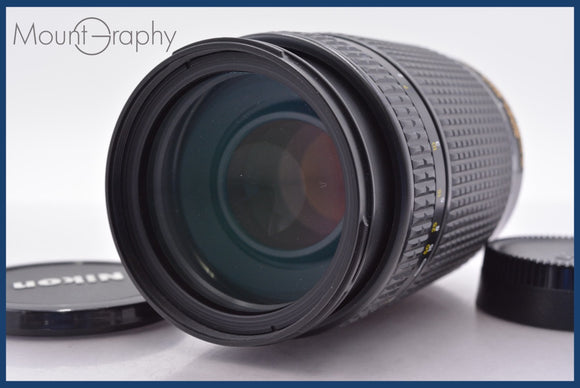 ★極上美品★ ニコン Nikon AF NIKKOR 70-300mm F4-5.6 D ED 前後キャップ付 ★完動★同梱可 #am1448
