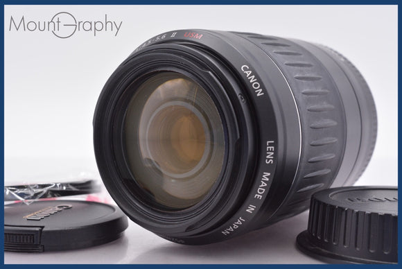 ★極上美品★ キヤノン Canon EF 55-200mm F4.5-5.6 II USM 前後キャップ&レンズフィルター付 ★完動★同梱可 #am1453