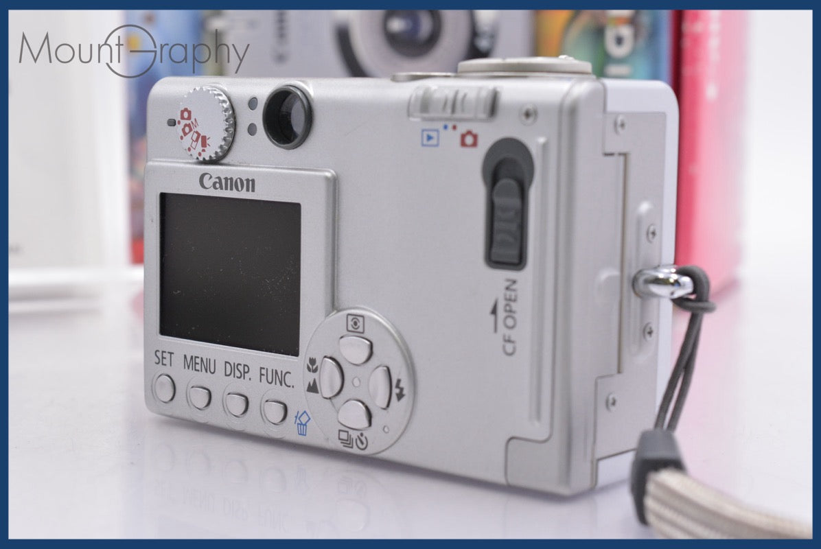 ☆特別特価☆ キヤノン Canon IXY DIGITAL 400 3x 元箱、バッテリー