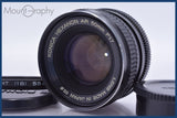 コニカ KONICA HEXANON AR 50mm F1.7 前後キャップ&レンズフィルター付 同梱無料 #R342
