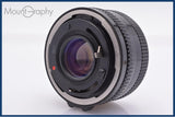 【動作保証】 キヤノン Canon New FD 50mm F2 前後キャップ&amp;レンズフィルター付 同梱無料 #yk8308